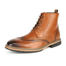Lace-up Martin Motorcycle Ankle Oxfords Boots For Men